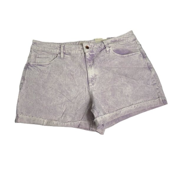 Universal Threads Vintage Midi Shorts Light lavender Wash NWT   Universal threa - Picture 2 of 10